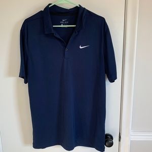Men's Large Nike Dri-Fit Collard Shirt
